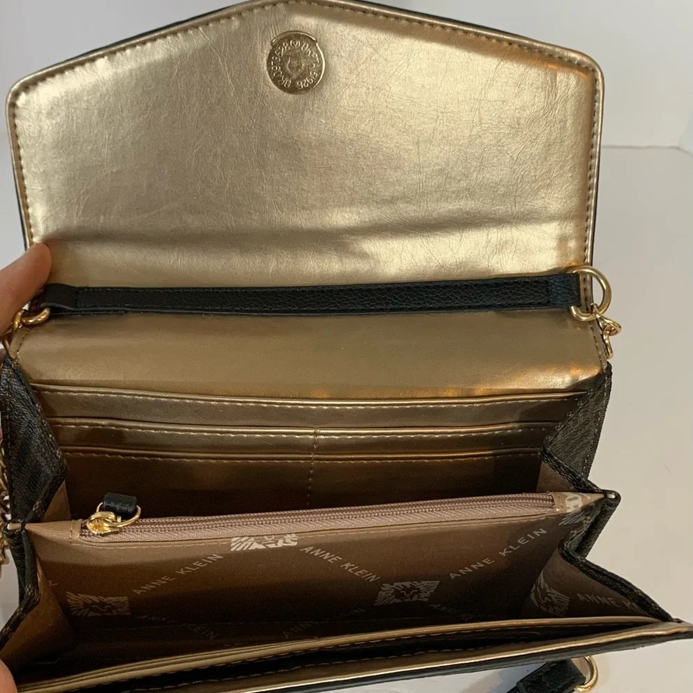 Anne Klein Signature Wallet Crossbody Bag